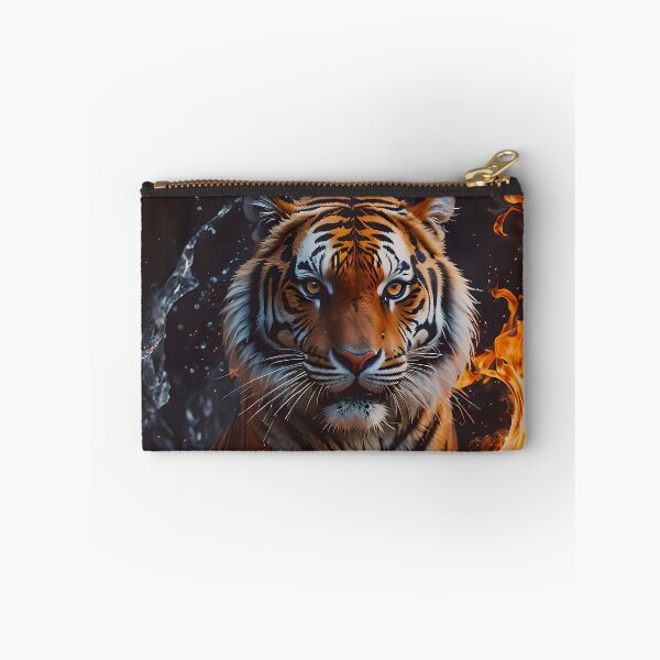 Item preview, Torrential Tiger Surrounded By Swirling Flames designed and sold by tobyheward.
