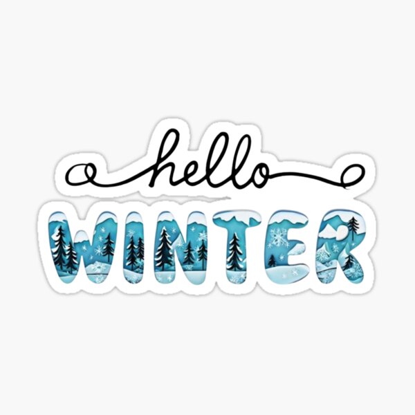Item preview, Hello Winter!  designed and sold by ZNDLCO.