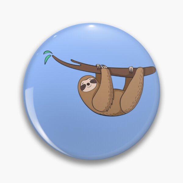 Item preview, Sloth hanging on tree designed and sold by Mara's designs.