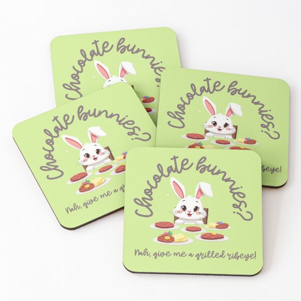 Item preview, Chocolate bunnies? Give me a grilled ribeye! Carnivore Easter designed and sold by dreamlandbuyers.