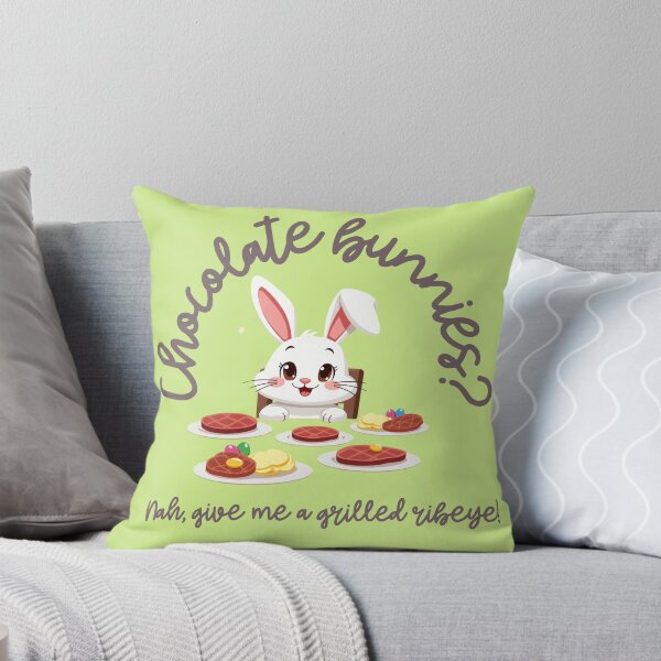 Item preview, Chocolate bunnies? Give me a grilled ribeye! Carnivore Easter designed and sold by dreamlandbuyers.