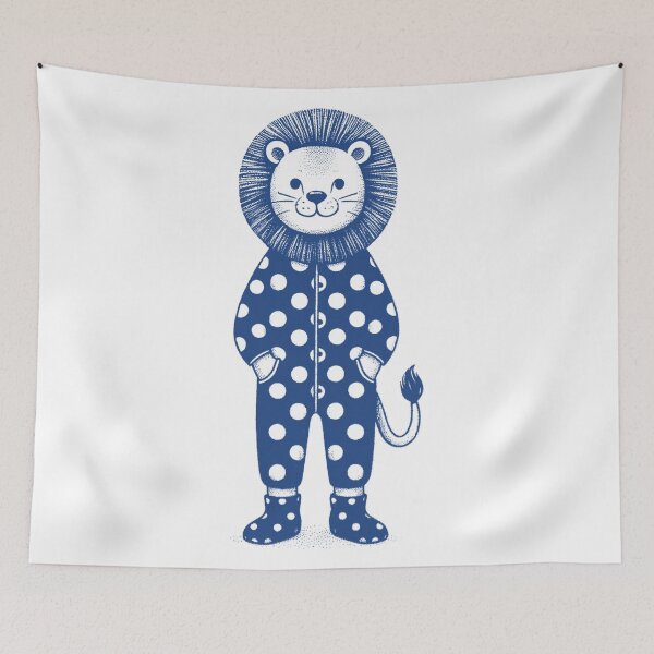 Item preview, Cozy Polka Dot Lion designed and sold by zzz888.