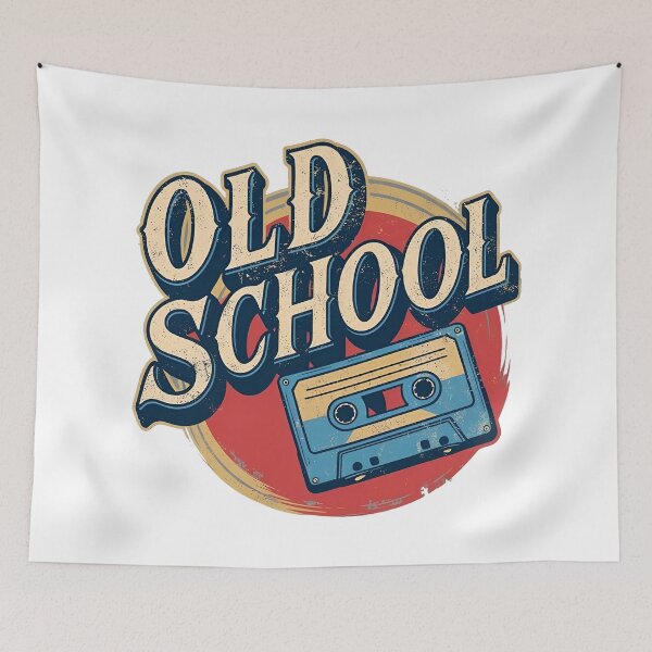 Item preview,  Vintage "Old School" T-shirt. designed and sold by Valend.