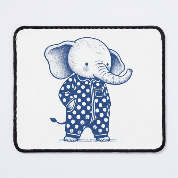 Item preview, Polka Dot Pajama Elephant designed and sold by zzz888.