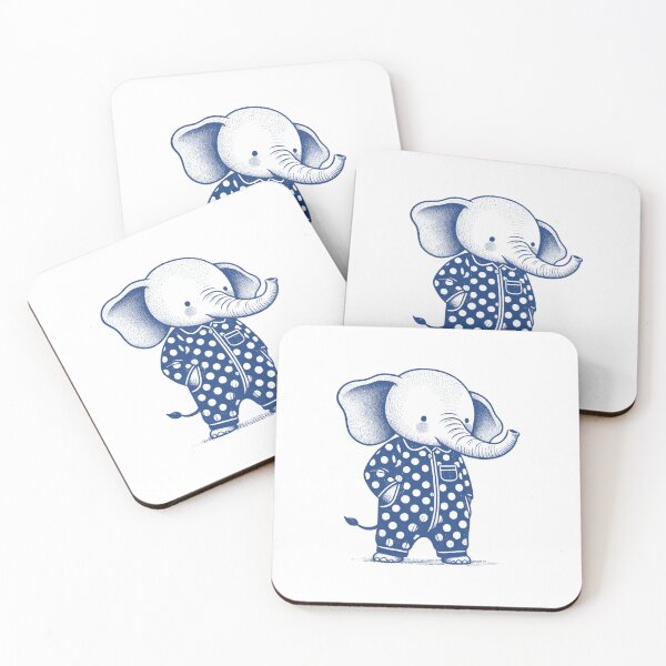 Item preview, Polka Dot Pajama Elephant designed and sold by zzz888.