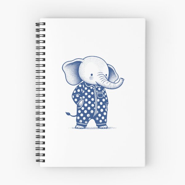 Item preview, Polka Dot Pajama Elephant designed and sold by zzz888.