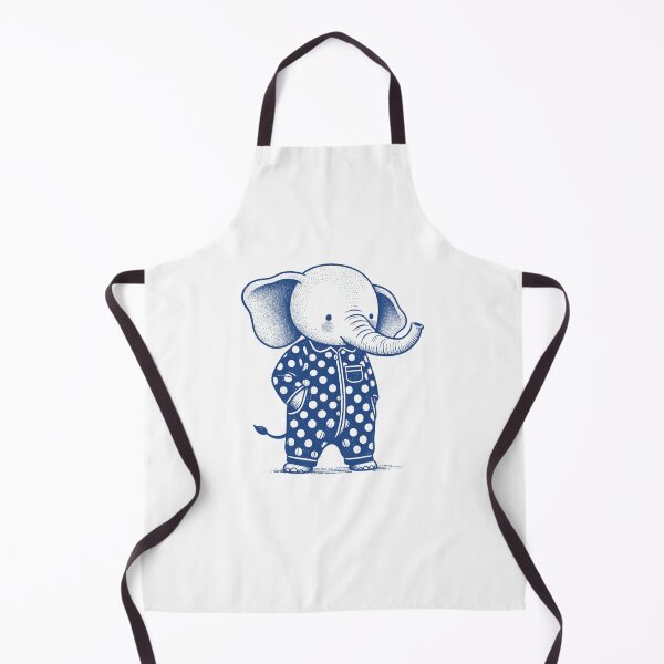 Item preview, Polka Dot Pajama Elephant designed and sold by zzz888.