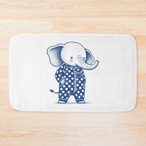 Item preview, Polka Dot Pajama Elephant designed and sold by zzz888.