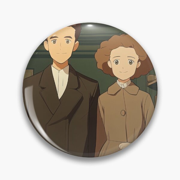Item preview, Pierre and Marie Curie | Anime style designed and sold by ComicsFactory.