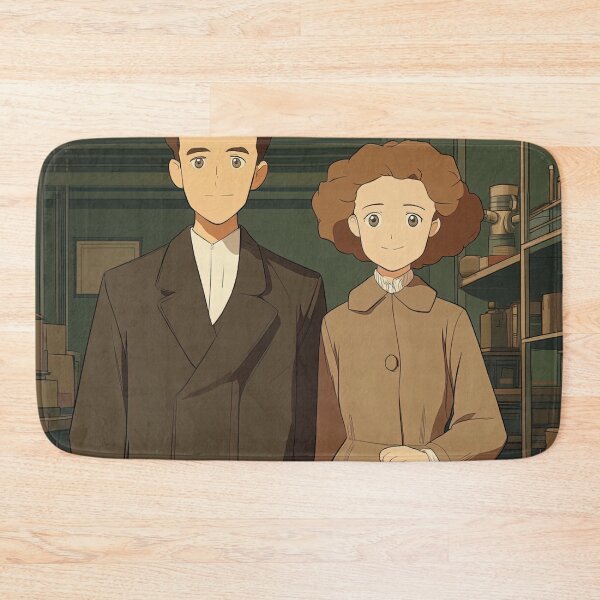 Item preview, Pierre and Marie Curie | Anime style designed and sold by ComicsFactory.