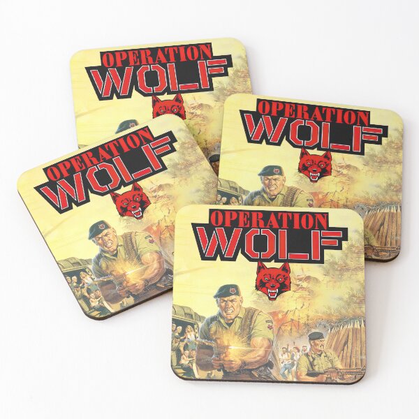 Item preview, Operation Wolf Game Cover designed and sold by Retr0Tshirts.