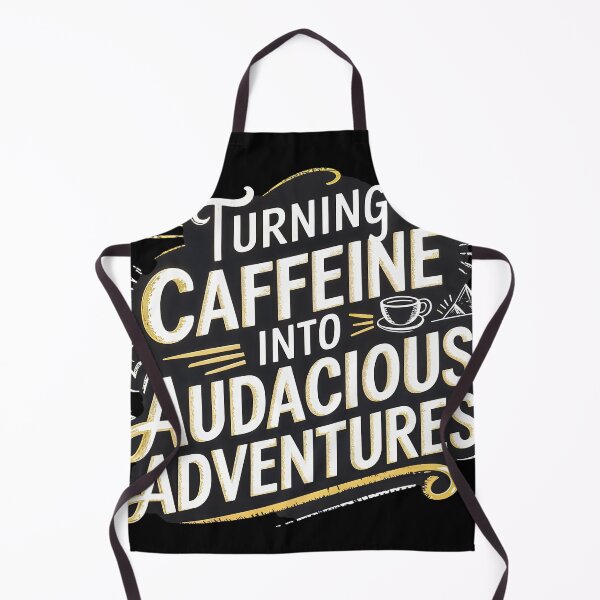 Item preview, T-Shirt Design Just Words: TURNING CAFFEINE designed and sold by ForeverPrintsOK.