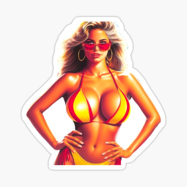 Item preview, 80s Beach Woman designed and sold by PulpVintage.