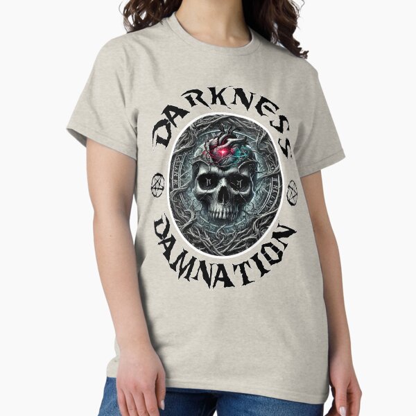 Item preview, Darkness - Heart - Damnation - Skull designed and sold by Nordseeadler.