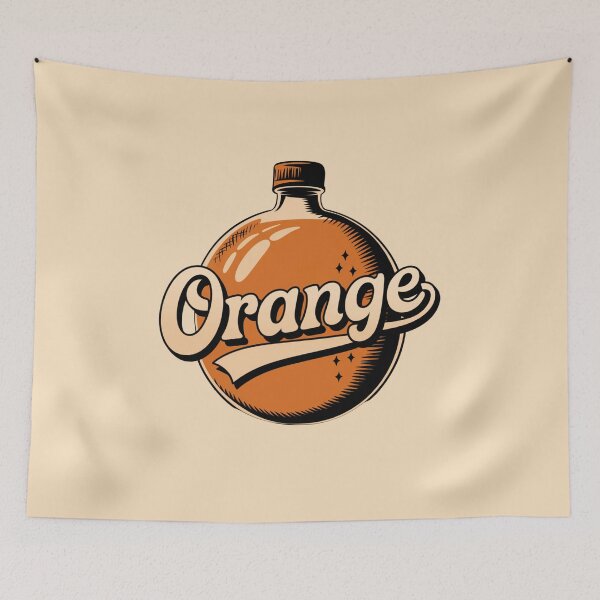 Item preview, Retro Orange Fanta Vibe designed and sold by SignumShop.