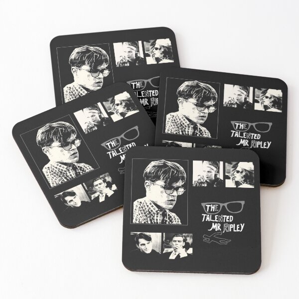 Item preview, Talented Mr. Ripley Black and White Screenprint designed and sold by gialloredblood.