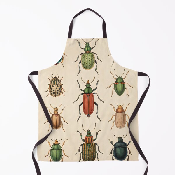 Item preview, antique vintage botanical poster with bugs designed and sold by DuskTillDown.