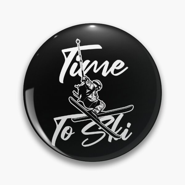 Item preview, Time to Ski - Freestyle Skiing Powder Adventure designed and sold by PrintCrafting.