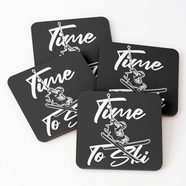 Item preview, Time to Ski - Freestyle Skiing Powder Adventure designed and sold by PrintCrafting.