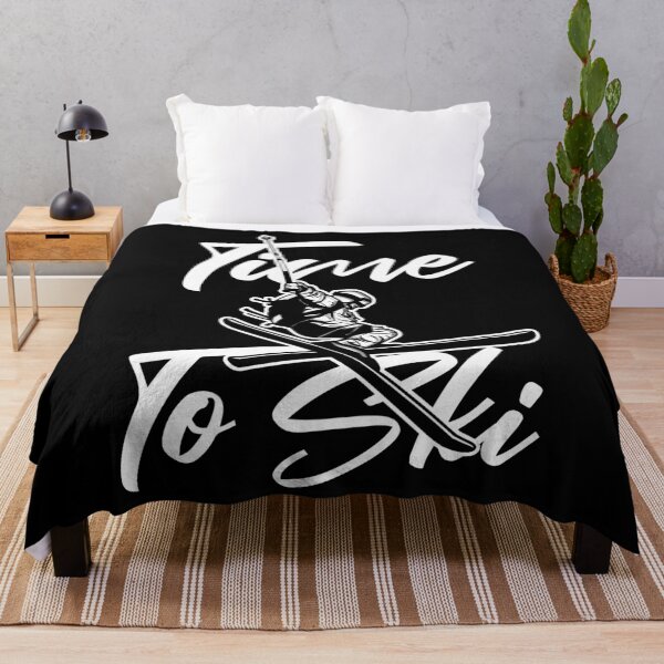Item preview, Time to Ski - Freestyle Skiing Powder Adventure designed and sold by PrintCrafting.