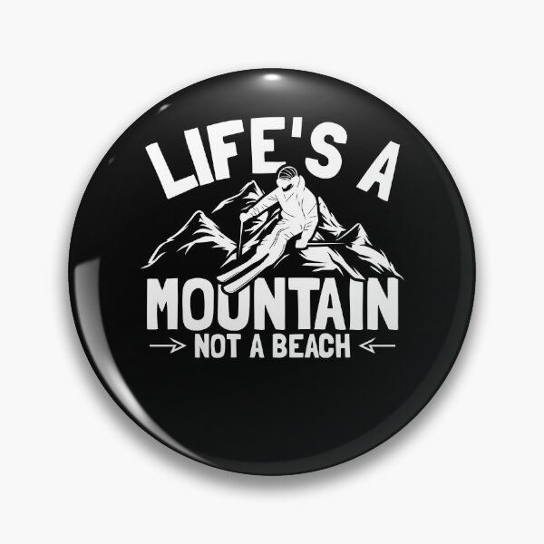 Item preview, Life's a Mountain – Skiing Adventure Freestyle designed and sold by PrintCrafting.