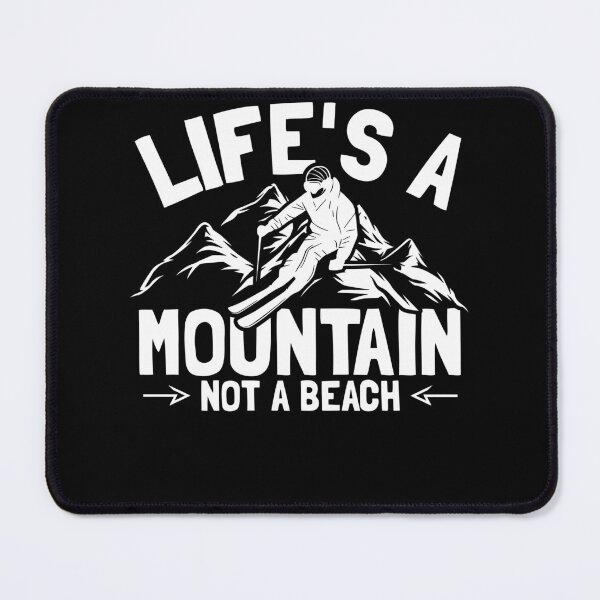 Item preview, Life's a Mountain – Skiing Adventure Freestyle designed and sold by PrintCrafting.