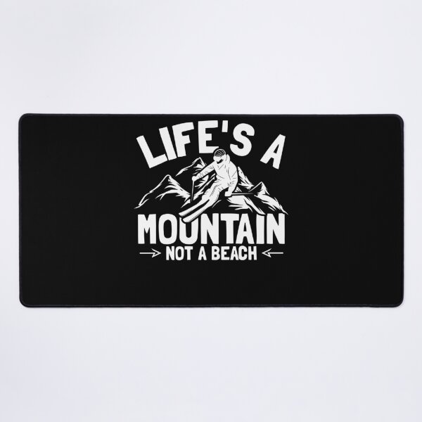 Item preview, Life's a Mountain – Skiing Adventure Freestyle designed and sold by PrintCrafting.