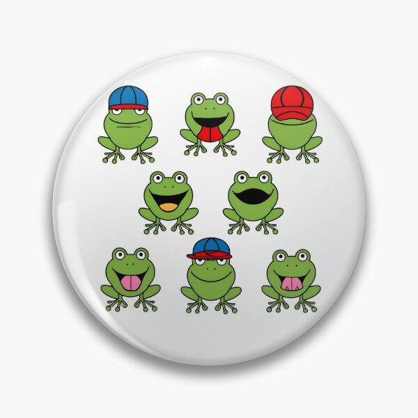 Aperçu de l'œuvre Funny frogs in different shapes créée et vendue par ATOTI.