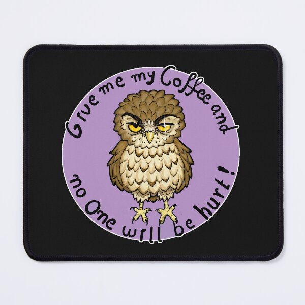 Item preview, coffee owl, no one will be hurt.... designed and sold by BloodyKiara.
