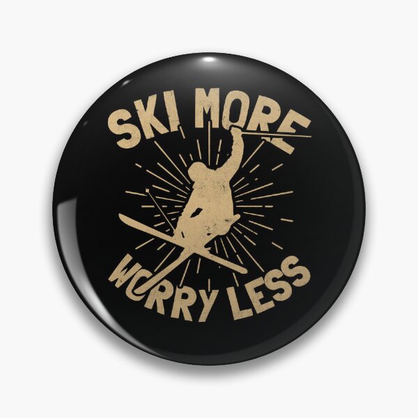 Item preview, Ski More Worry Less – Freestyle Winter Adventure designed and sold by PrintCrafting.