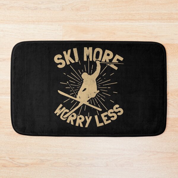 Item preview, Ski More Worry Less – Freestyle Winter Adventure designed and sold by PrintCrafting.
