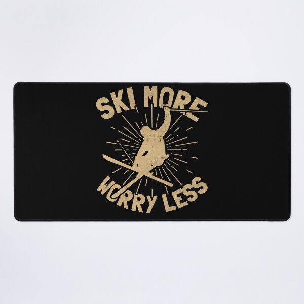 Item preview, Ski More Worry Less – Freestyle Winter Adventure designed and sold by PrintCrafting.
