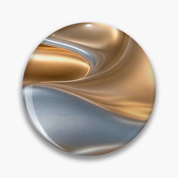 Item preview, Abstract Liquid Metal Waves designed and sold by PhoceaWallpaper.