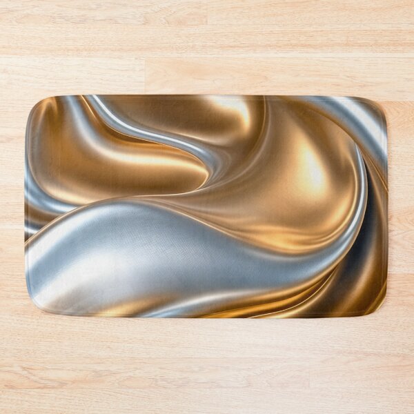 Item preview, Abstract Liquid Metal Waves designed and sold by PhoceaWallpaper.