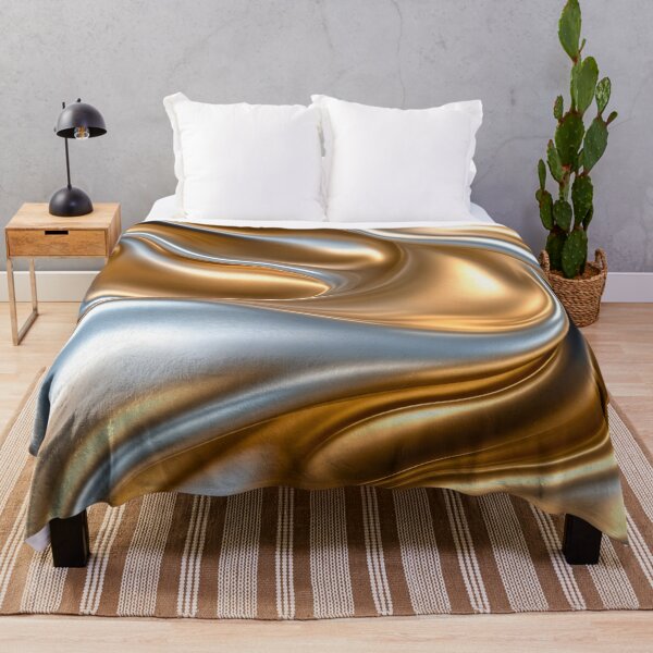 Item preview, Abstract Liquid Metal Waves designed and sold by PhoceaWallpaper.