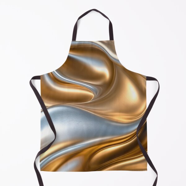 Item preview, Abstract Liquid Metal Waves designed and sold by PhoceaWallpaper.