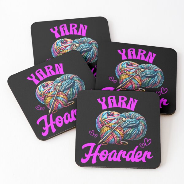 Item preview, Yarn Hoarder Funny Knitting & Crochet Design designed and sold by Bliss Find And Design.