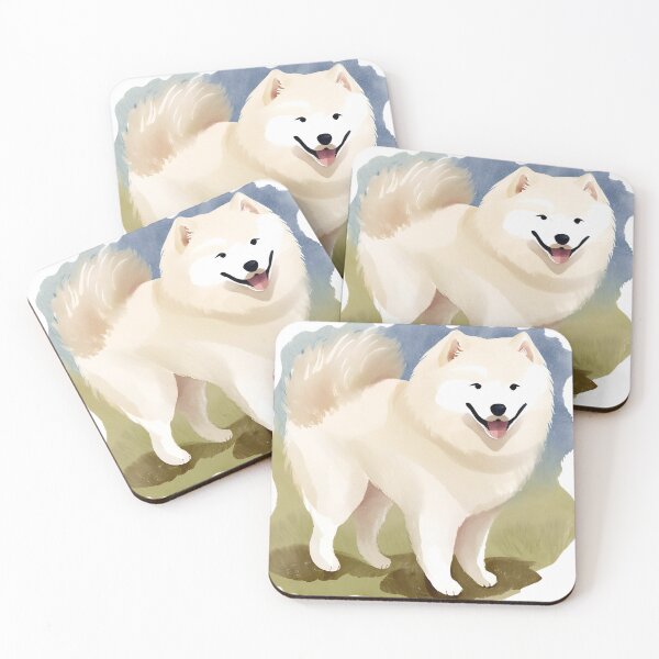 Item preview, Watercolour Samoyed designed and sold by TheresaNicole.