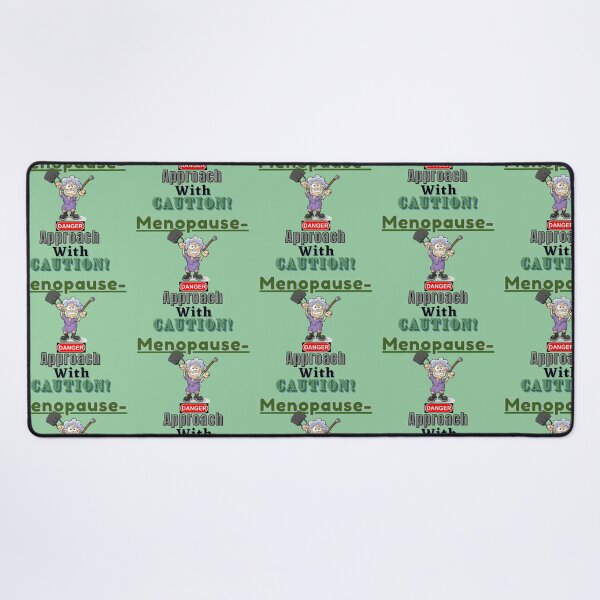 Item preview, "Menopause-Approach With Caution!...Fun, Novelty Menopause Humor For elderly Women On Short Fuses designed and sold by Old Age Ain't For Sissies!.