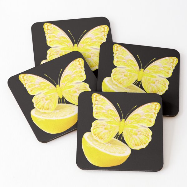 Item preview, lemon butterfly perched on a real lemon.  designed and sold by aipaint.