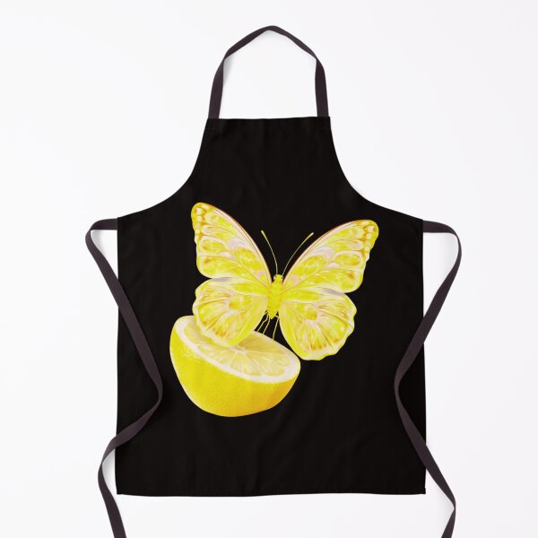 Item preview, lemon butterfly perched on a real lemon. designed and sold by aipaint.