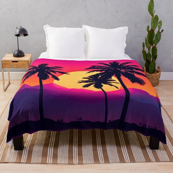 Item preview, Retro 80s Sunset Grid designed and sold by PhoceaWallpaper.