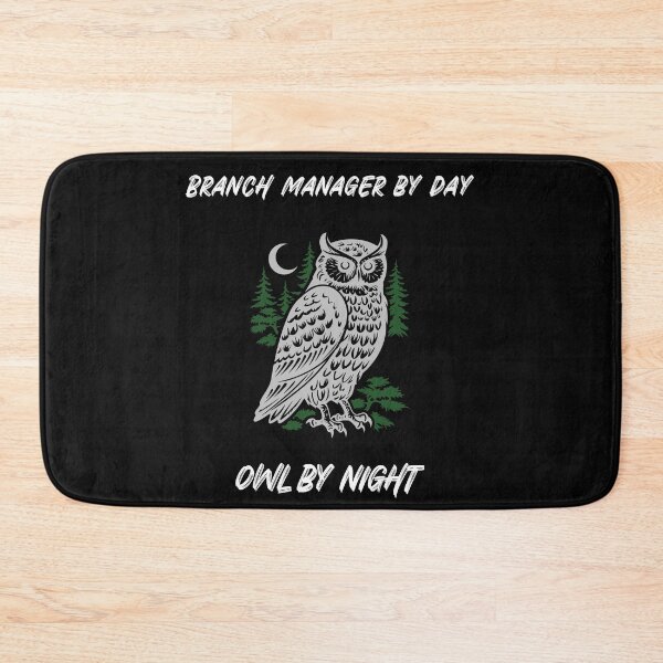Item preview, Branch manager by day, owl by night designed and sold by nomadwanderer.
