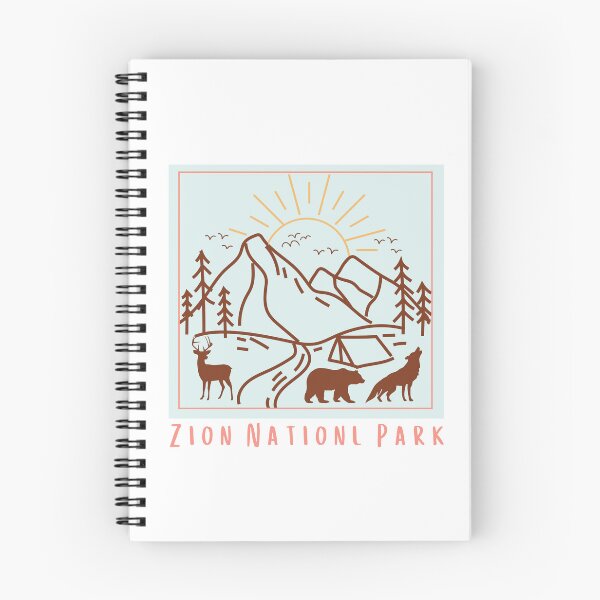 Item preview, Zion National State Park Classic Doodle T-shirt Sticker designed and sold by ThinkNature!.