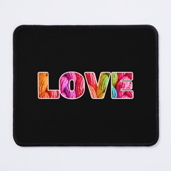 Item preview, Love, colorful cute knitted writing designed and sold by silent-violin.