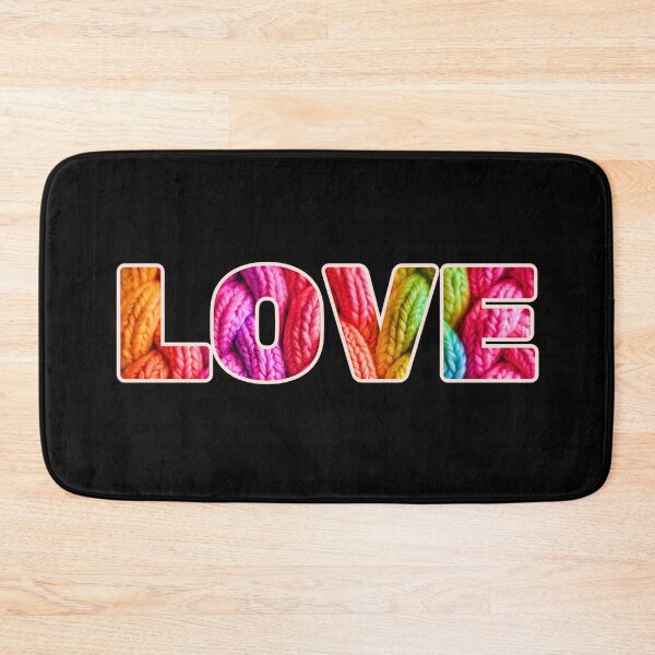 Item preview, Love, colorful cute knitted writing designed and sold by silent-violin.