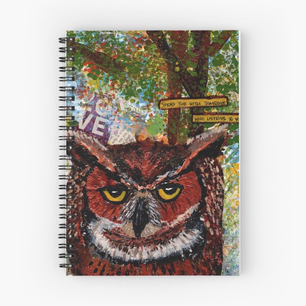 Item preview, The Owl Listens designed and sold by Redbaygirl.