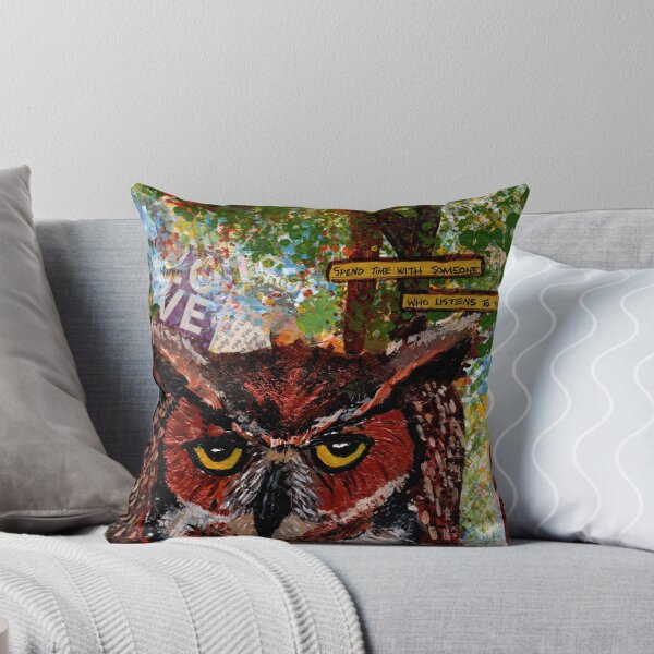Item preview, The Owl Listens designed and sold by Redbaygirl.