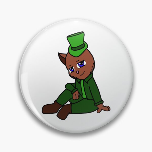 Item preview, Cute Saint Patrick's Day Cat (Linus) designed and sold by Dkdesign41.