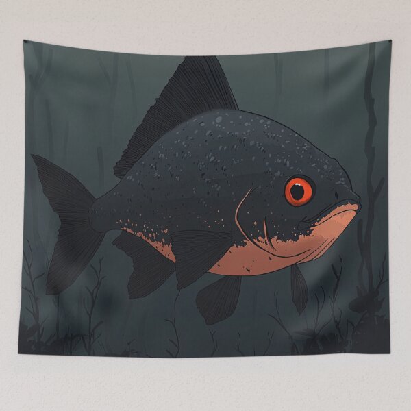 Item preview, piranha | Anime style designed and sold by ComicsFactory.